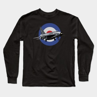 RAF English Electric Lightning Fighter Plane Long Sleeve T-Shirt